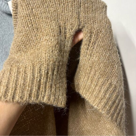 Anthropologie Sunday in Brooklyn Ashley Colorblocked Sweater Neutral Motif S NWT - Picture 8 of 13